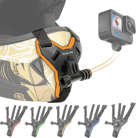 Action Pro™ Made in India Helmet Chin Mount Strap Compatible with All ...
