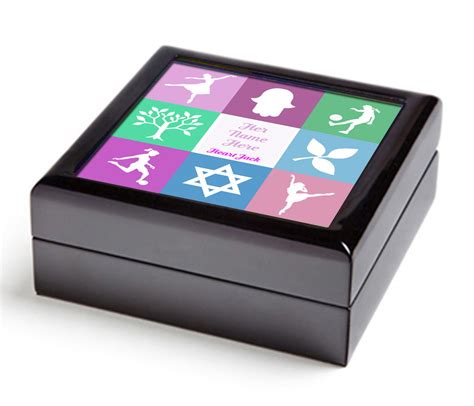 Personalized Bat Mitzvah Keepsake Box, Jewish Gift for Teen Girl ...