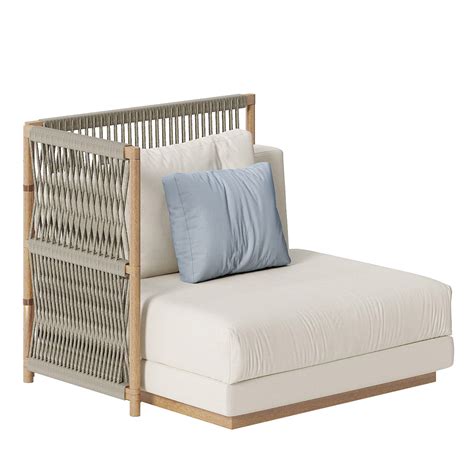 Set of Modul Angular Sofa and Windscreen Braid Outdoor | Artemest