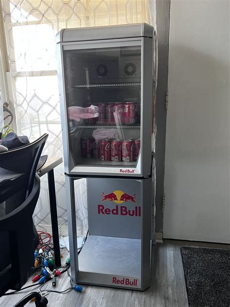 Red Bull Countertop mini Fridge Cooler With stand for Sale in Santa Ana ...