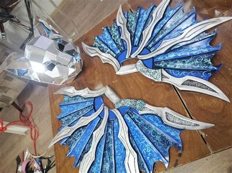 Handmade Kitana Fan – Mortal Kombat Inspired Cosplay & Display Weapon ...
