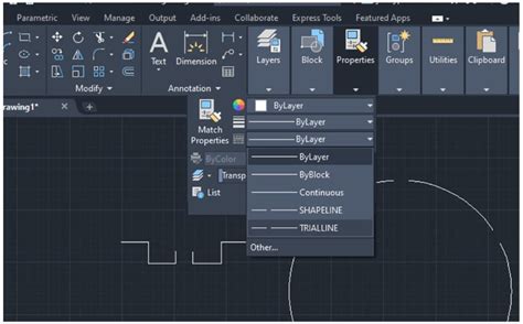 Customized Line Type in AutoCAD 的图像结果