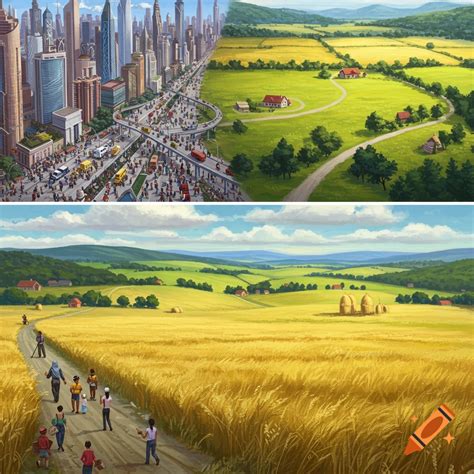 Urban Vs Rural Map