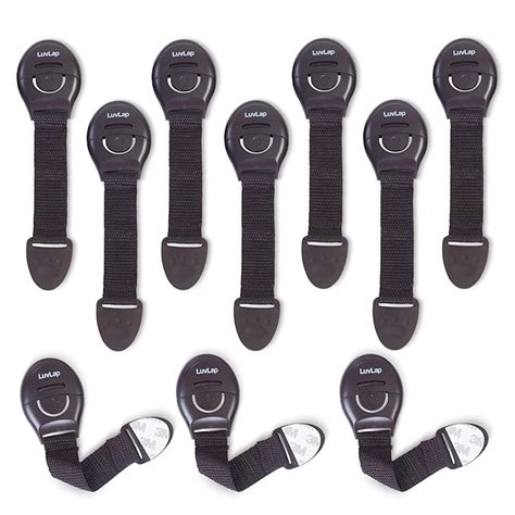 LuvLap Baby Safety Furniture Locks, Pack of 10, Adjustable and Flexible ...
