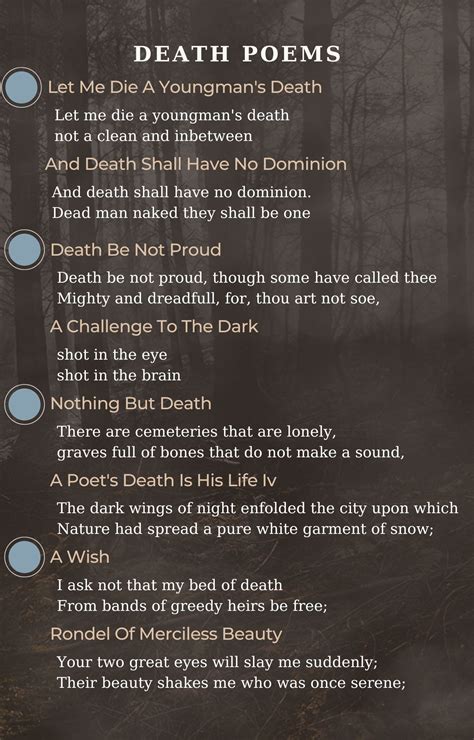 Poems About Death Of A Loved One