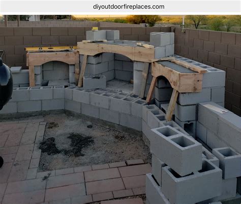 DIY Cinder Block Outdoor Kitchen