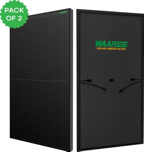 WAAREE 405 Watt Each All Black Mono Perc Solar Panel Price in India ...