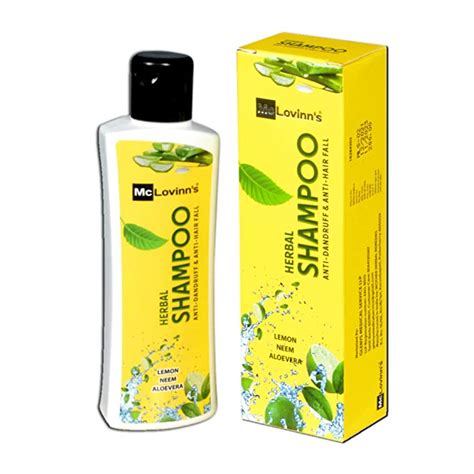 Buy McLovinn's® Herbal Shampoo for Hair fall & Dandruff with Lemon ...
