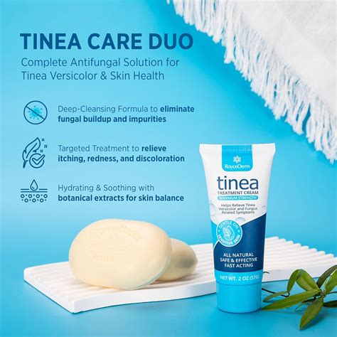 Roycederm Tinea Versicolor Relief Cream & Soap: Clinically India | Ubuy