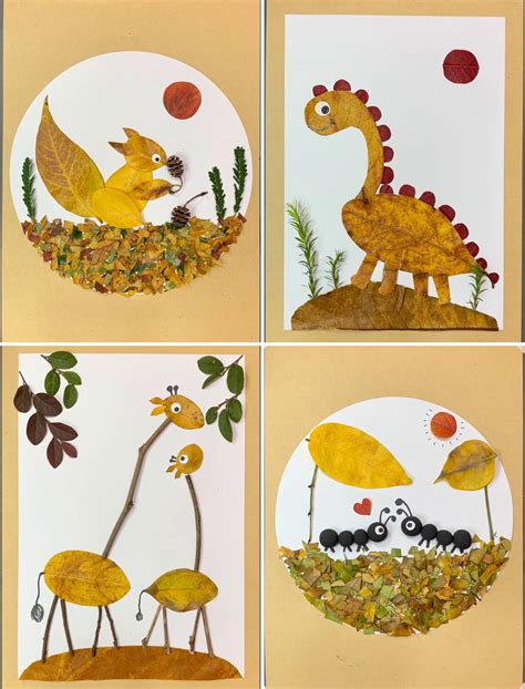 Wonderful leaf art and craft ideas – Artofit