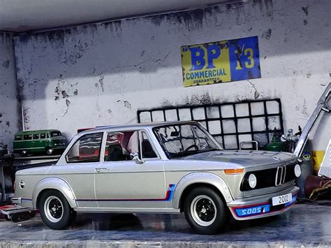1973 BMW 2002 Turbo E20 silver 1:18 MCG diecast Scale Model car | Scale ...