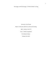 Image result for Problem Based Learning Advantages