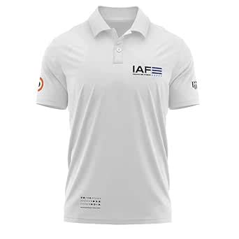 Buy Deployed IAF Prestige Signature Luxesoft Cotton T-Shirt | Half ...