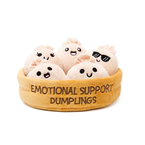 Emotional Support Dumplings by Relatable, Cuddly Stuffed Animals and ...