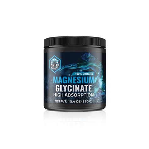 Magnesium Glycinate Powder 13.4 oz (380 g) – Chief Originals
