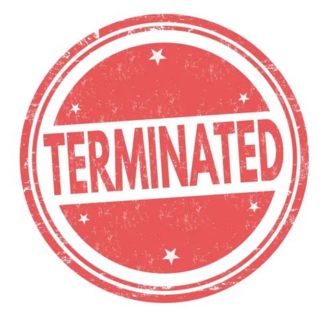 Image result for Terminated Sign Transparent