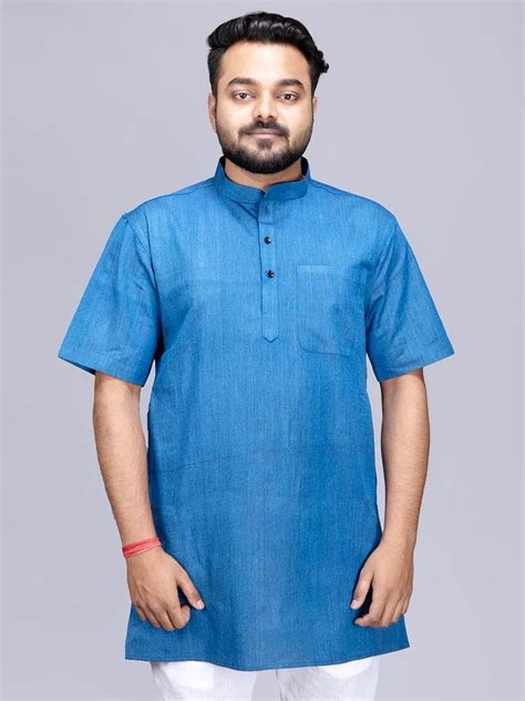 Half Sleeves Men Kurta Online at Weavers India – WeaversIndia