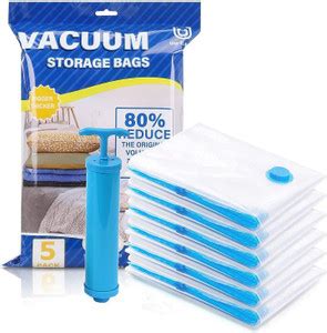 Quicknik Packing Bags for Clothes, High Volume Storage Vacuum Bags ...