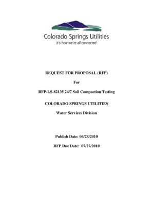 Fillable Online RFPLS82135 247 Soil Compaction Testing Fax Email Print ...