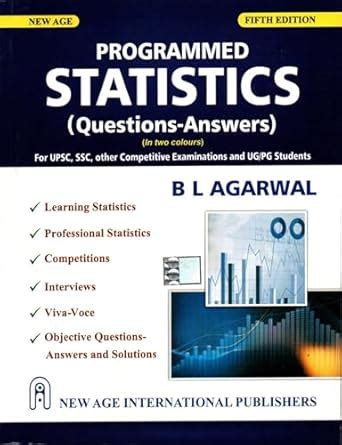 Buy Programmed Statistics (Questions-Answers) 5th Edition Book Online ...