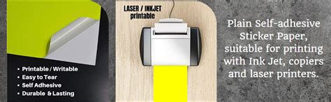True-Ally 30 A4 Sheets Neon Fluorescent Lemon Colour Laser Inkjet ...