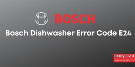 Bosch E04 Error Code 的图像结果