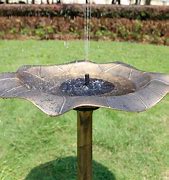 Image result for Floating Solar Fountain for Bird Bath