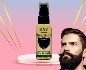 RNV COMPANY 60% Advance Beard growth oil hair oil (50ml ) Hair Oil ...