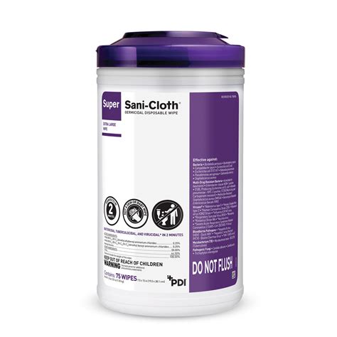PDI Super Sani-Cloth® Quat Alcohol Disinfecting Wipes | Bound Tree