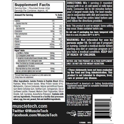 Image result for MuscleTech Nitro-Tech Ripped