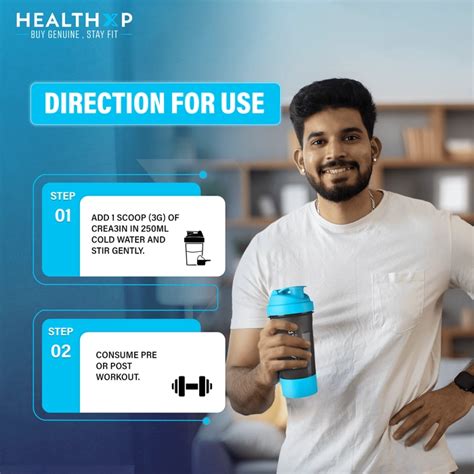 HealthXP CREA3IN 250GM: Premium Quality Fitness Supplement