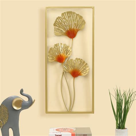 Buy VEDAS Mystical Indiana Metal Ginko Leaf Wall Accent from Vedas at ...