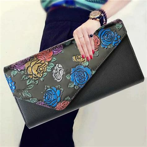 Embossed Hand Painted Clutch Bag Cross-body Envelope Bag – CRAZE
