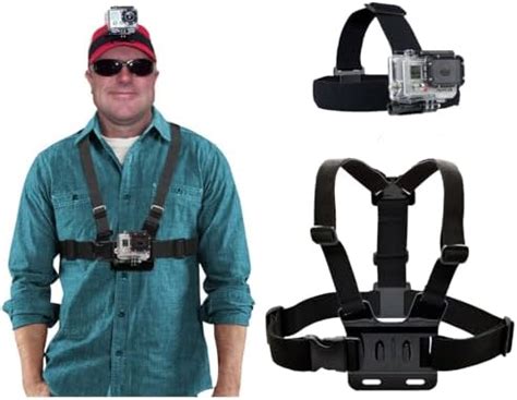 CEUTA Head Mount Strap Chest Mount Harness Chesty Kit Compatible with ...