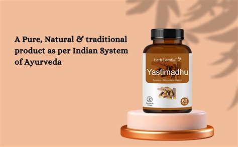 Buy Herb Essential Yashtimadhu (Licorice) Tablets,500 mg, 120 Tablets ...