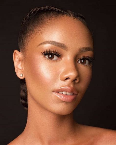 brown skin natural makeup