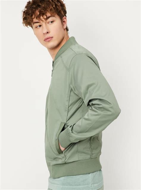 Buy Men Solid Bomber Jacket Online at just Rs. 2299.0 - 1000012896349 ...