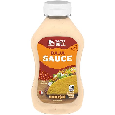 Taco Bell Baja Sauce, 11 Ounce Bottle NEW FLAVOR Taco Sauce - Walmart.com