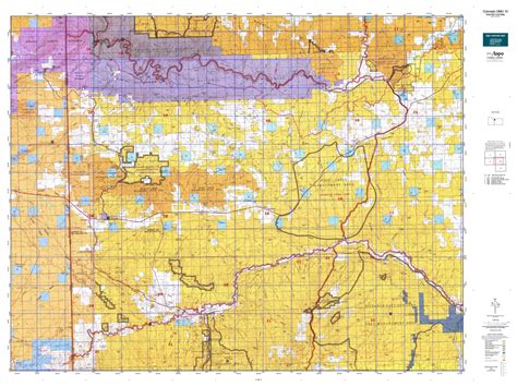 Colorado Unit 10 Topo Map | Colorado Hunting Unit Maps for Sale