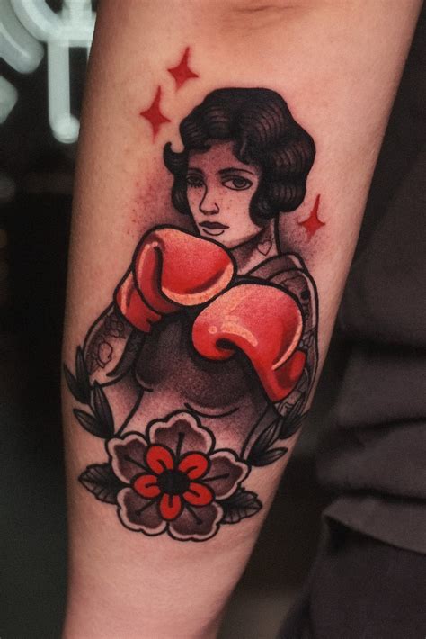 Neo Traditional Pin Up Girl Tattoo