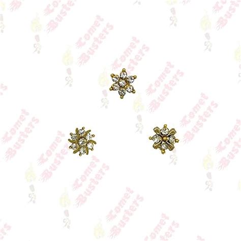 Buy Comet Busters Fake Nose Stud Stickers Self Adhesive Nose Stick Ons ...