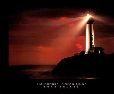 Lighthouse, Pigeon Point by Chad Ehlers - 25 X 32 Inches (Art Print ...