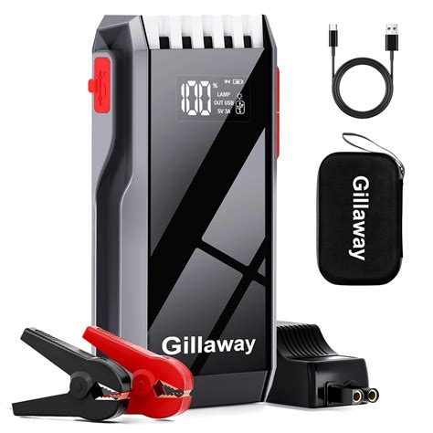 GILLAWAY 012 Jump Starter Battery Pack, 4500A Peak Car Battery Charger ...