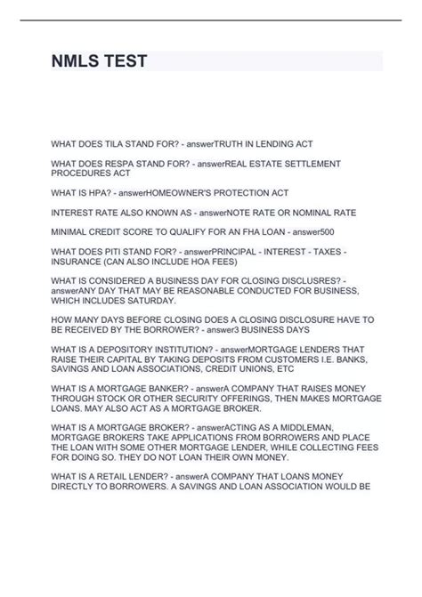 Image result for NMLS Practice Test