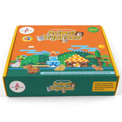 Kalakaram Animal Figurines Painting Kit — Toycra