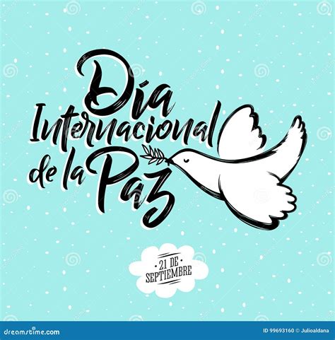 Dia Internacional De La Paz, International Day of Peace Spanish Text ...