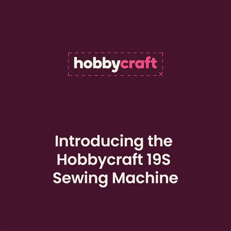Image result for Hobby Craft 12s Sewing Machine Tutorial