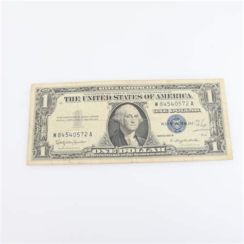 1957-B US One Dollar Silver Certificate | Property Room