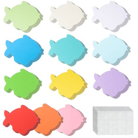 Buy 240 Pieces Fish Cutouts Paper Large Fish Shapes Assorted Color ...