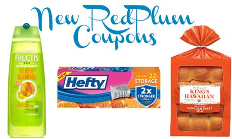 New RedPlum Coupons | Garnier & More :: Southern Savers